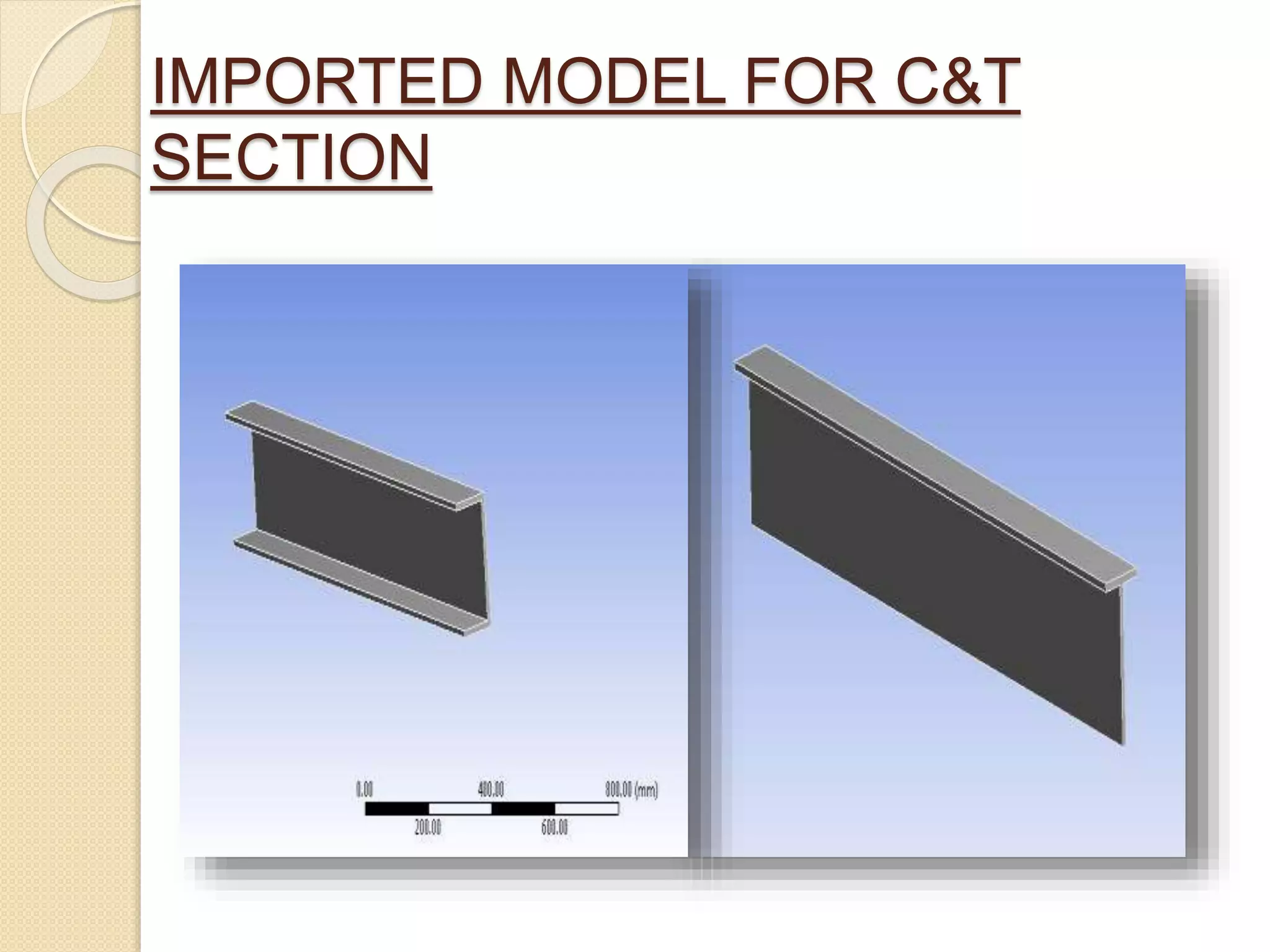 IMPORTED MODEL FOR C&T
SECTION
 