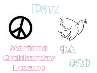 Paz 9A Mariana Richkarday  Lozano  #20 