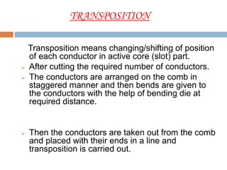 Manufacturing process of 500/600MW stator winding bar | PPTX