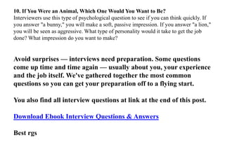 Project officer interview questions and answers | PPTX
