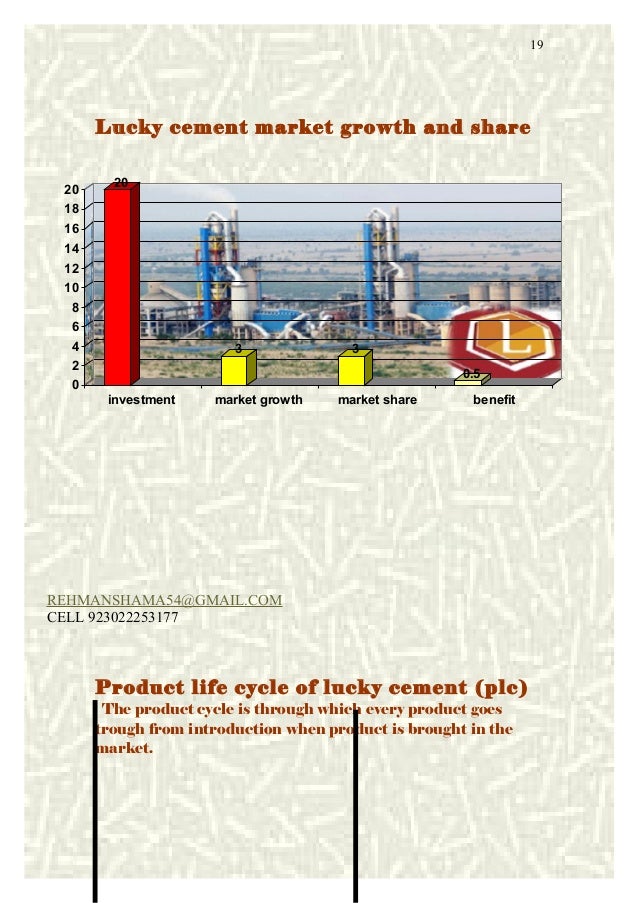 Project of lucky cement