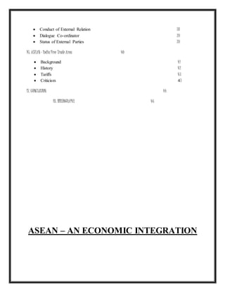 Project on ASEAN by Bhavna H. Raval | DOCX