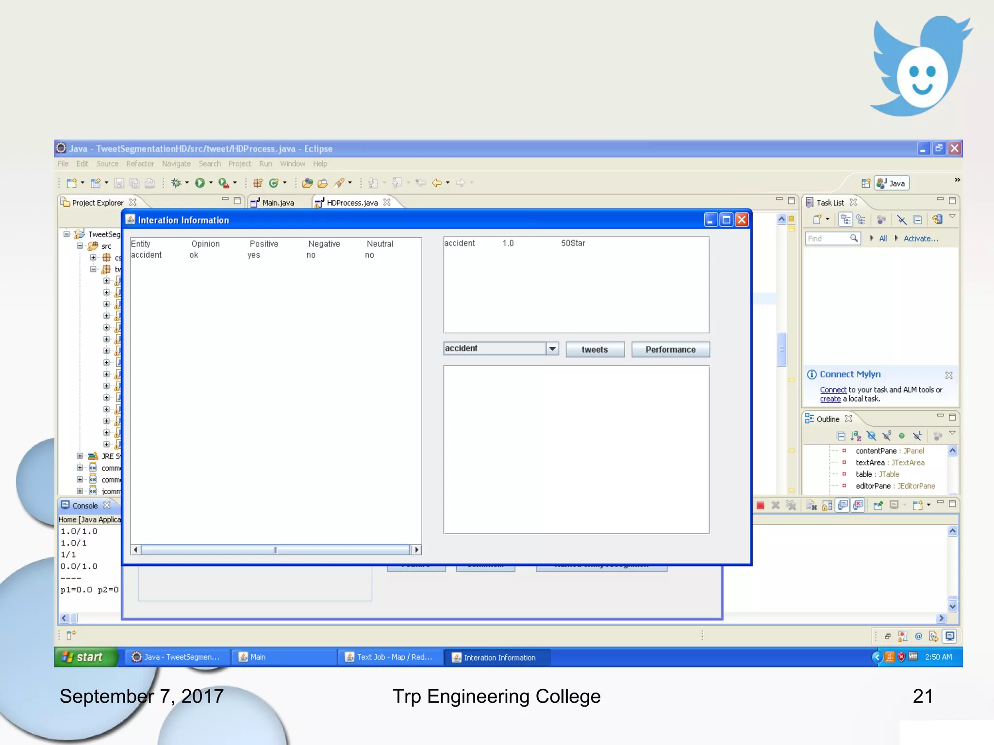 September 7, 2017 21Trp Engineering College
 