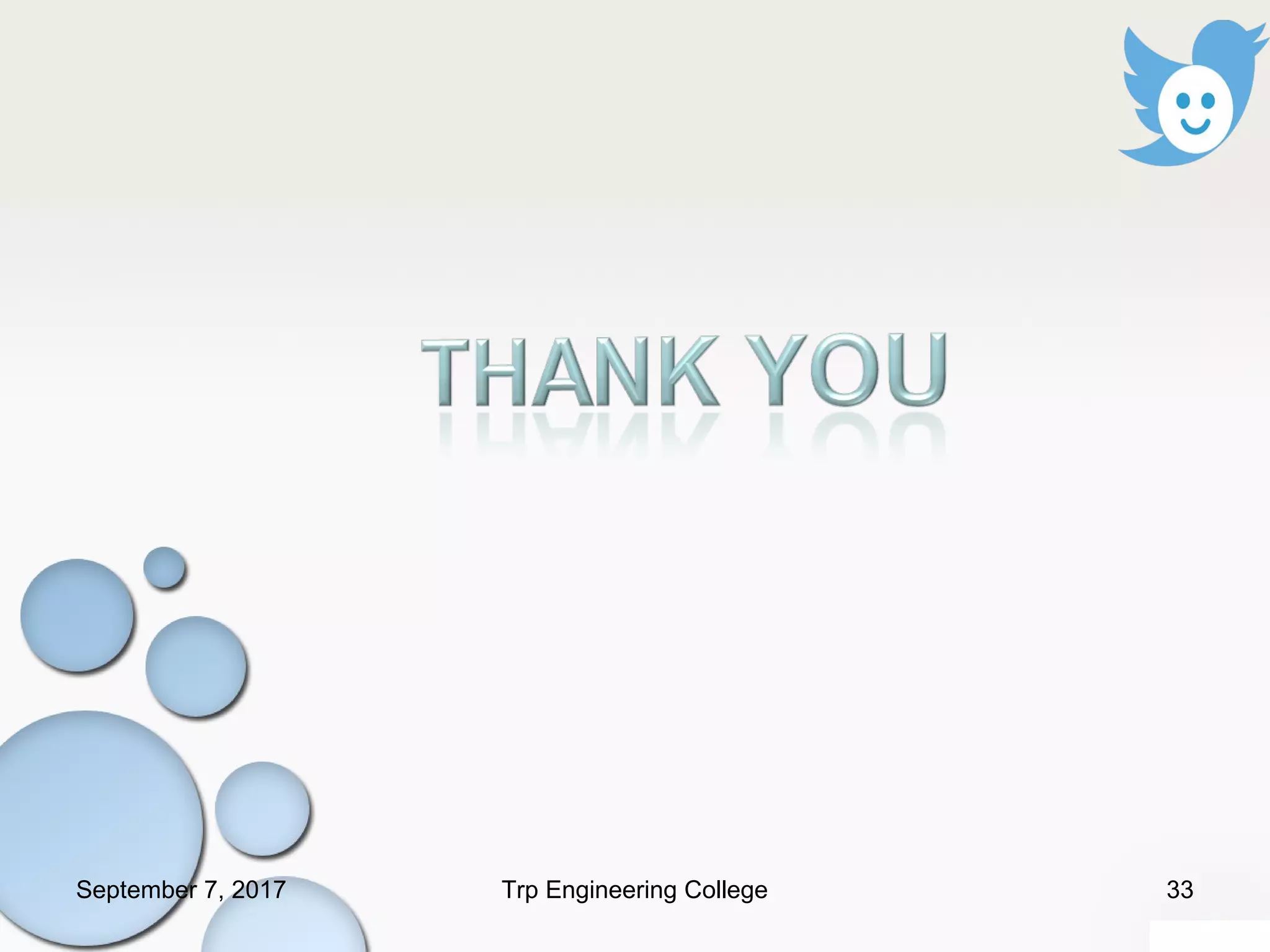 September 7, 2017 33Trp Engineering College
 