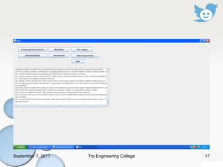 September 7, 2017 17Trp Engineering College
 
