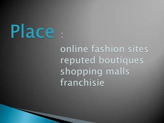 Project on blazers marketing