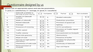 Questionnaire designed by us
 