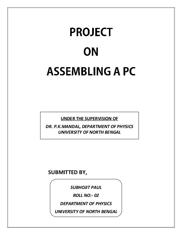 project on computer assembling