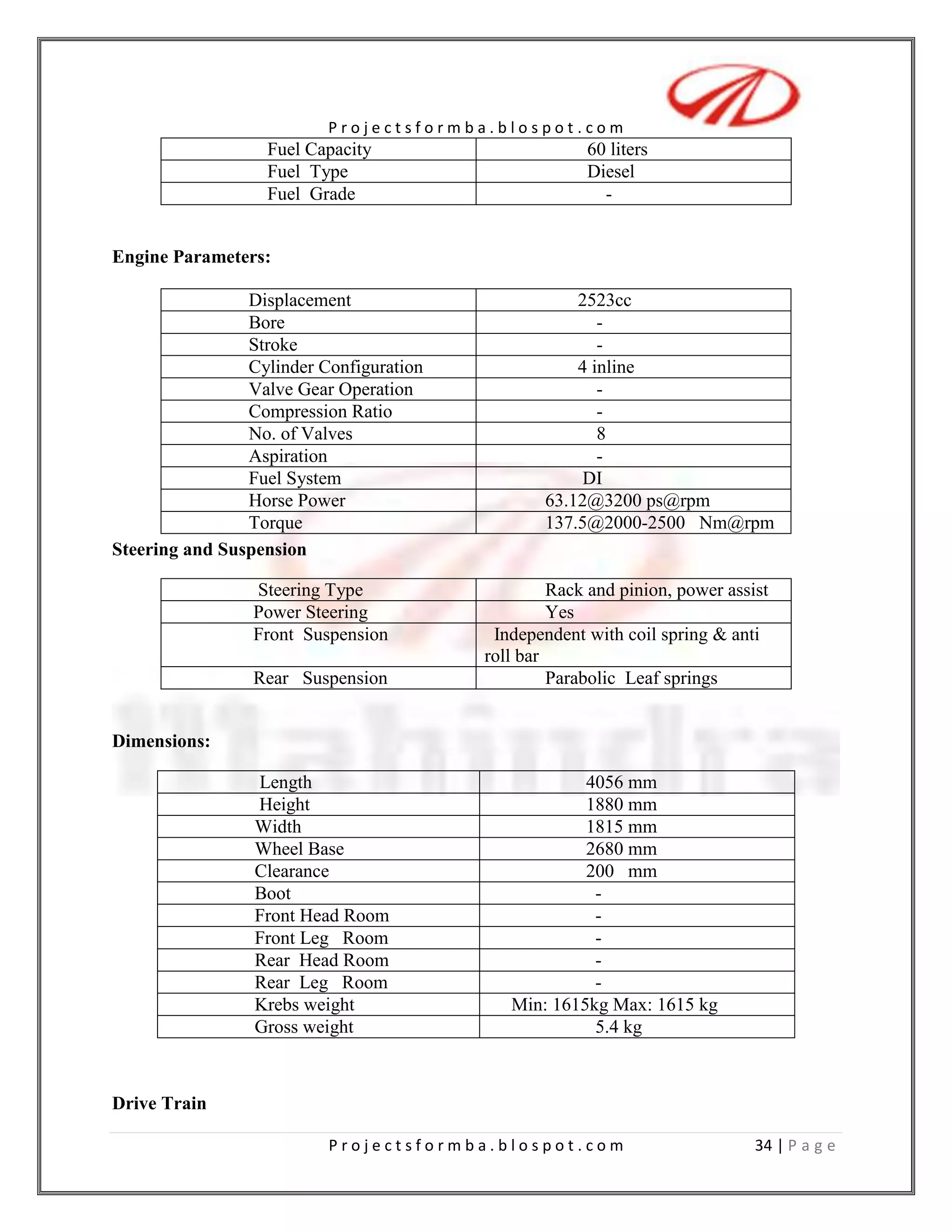 RECOMMENDATIONRecommendation<br />Mahindra Company has to implement good customer relationship management strategy that enhances customer satisfaction level.