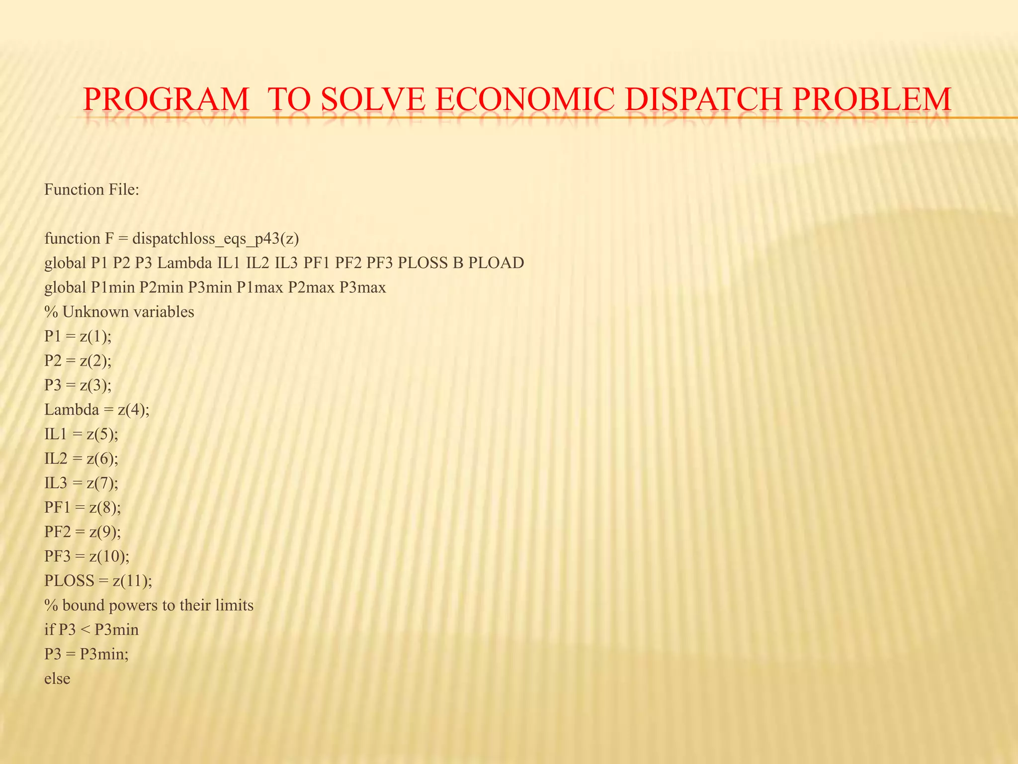 generator limits are easily handled