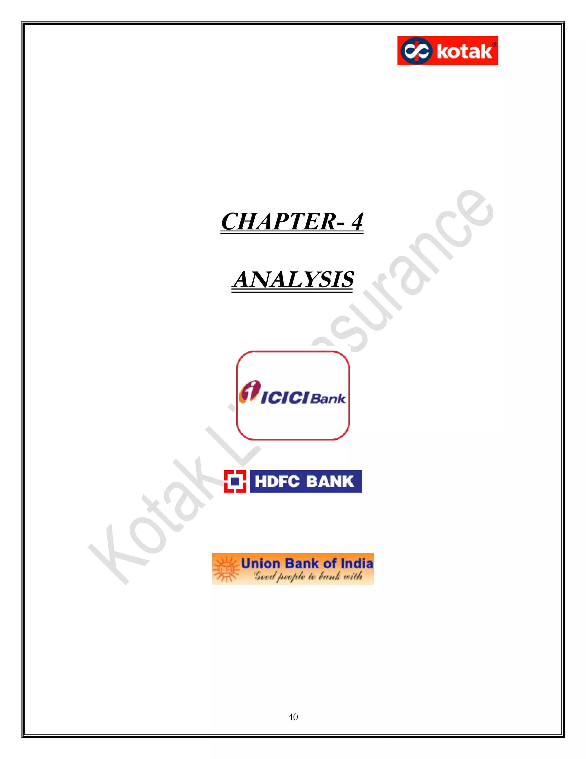 CHAPTER- 4
ANALYSIS
40
 