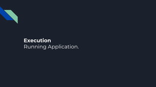 Execution
Running Application.
 