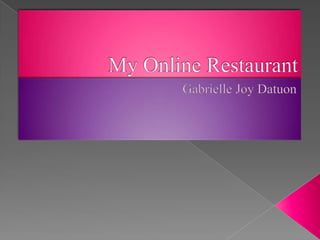 datuon online restaurant