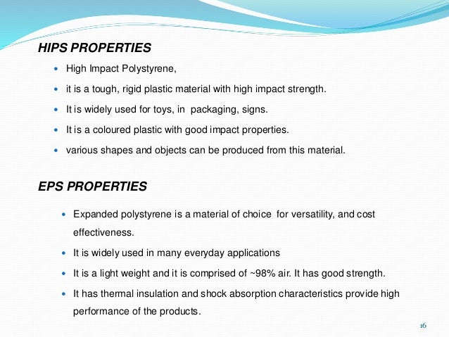 Physical Properties Of Polystyrene Physical Properties Of Polystyrene