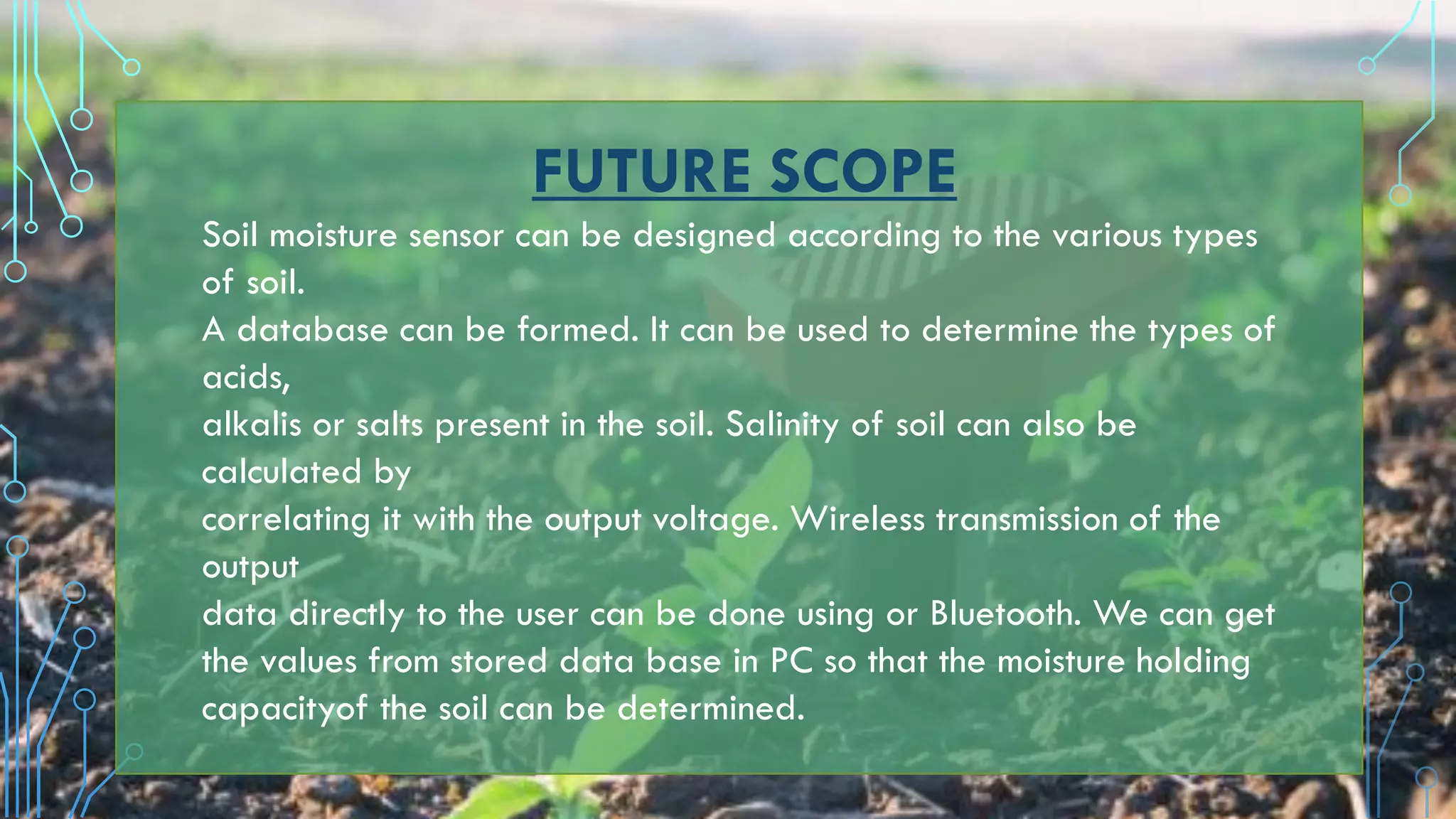 Project on soil moisture sensor | PDF