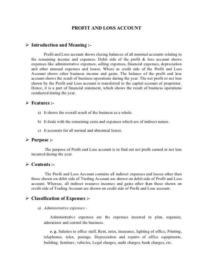 project on trial balance