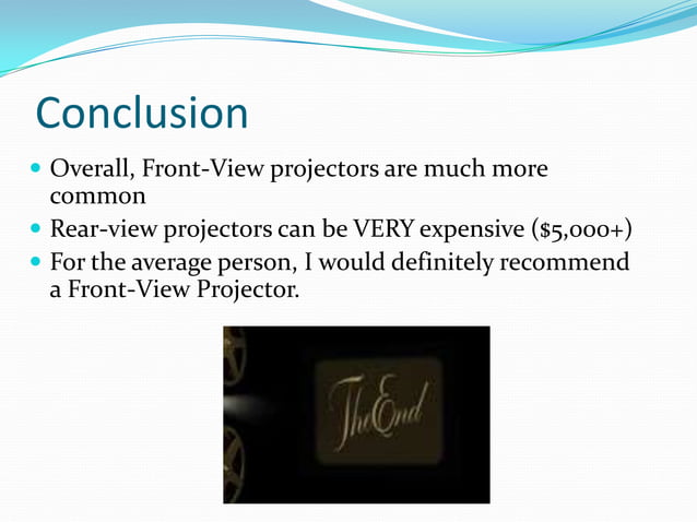 Projector powerpoint | PPT