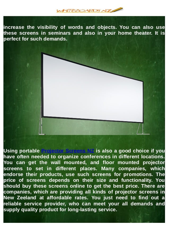 Projector screens nz