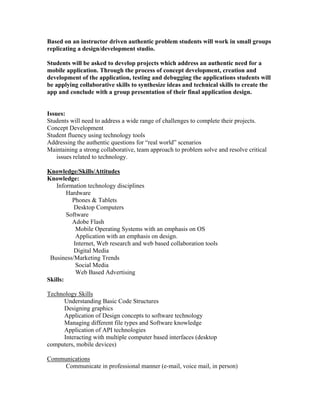 Project overview mobile apps | PDF