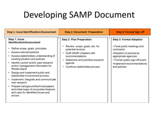 Developing SAMP Document
 