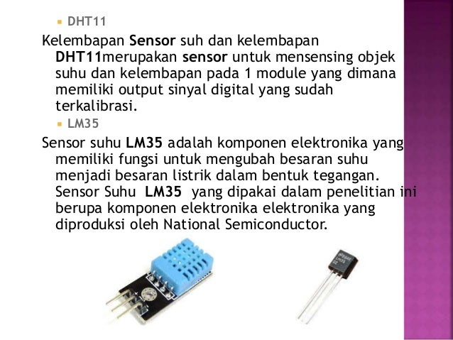 Penggunaan sensor untuk alat ukur