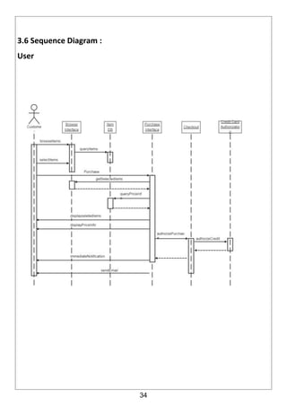34
3.6 Sequence Diagram :
User
 