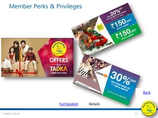 Member Perks & Privileges
5 March 2019 17
Back
Full booklet Details
 