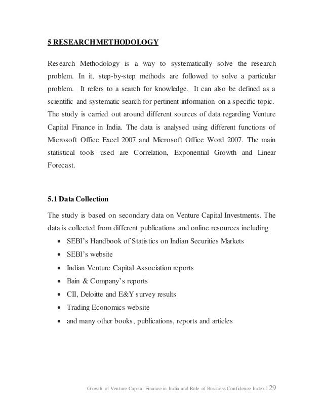 venture capital research paper