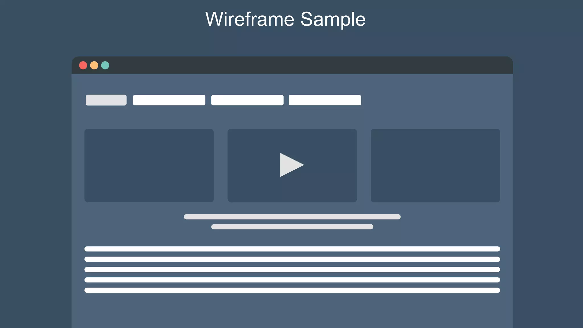 Wireframe Sample
 
