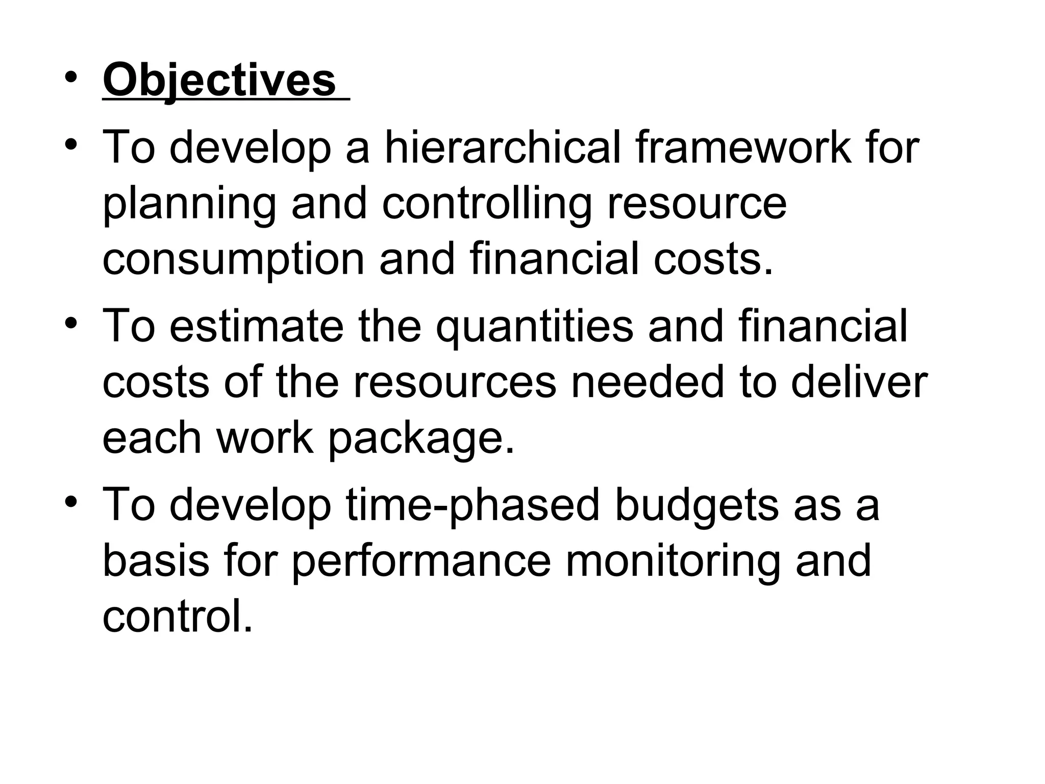 Project planning and control | PPT