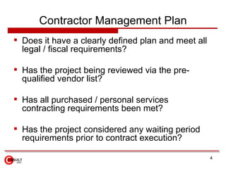 Project Planning Checklist
