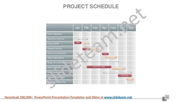 ppt schedule