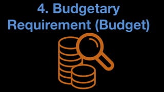 4. Budgetary Requirement (Budget)  