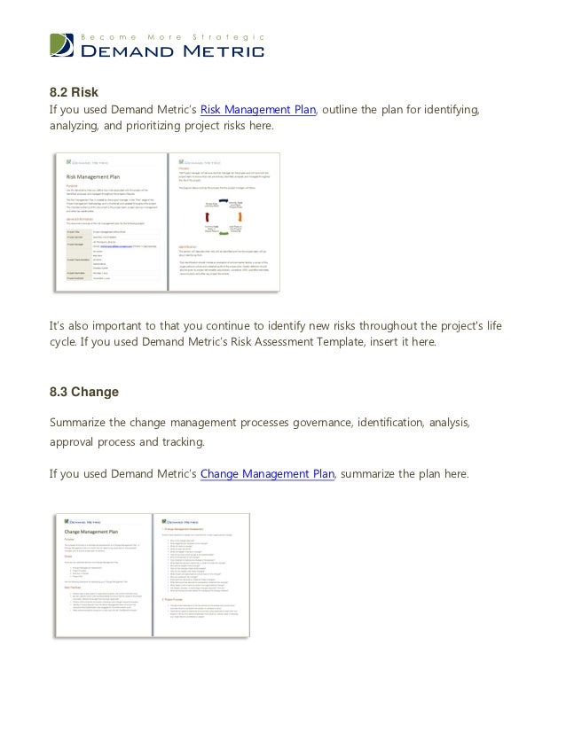 project plan template