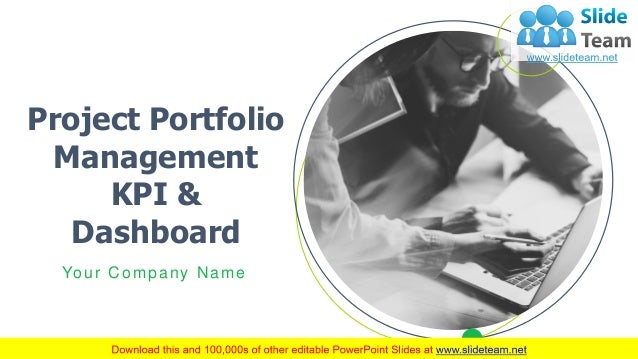 Project Portfolio Management Kpi And Dashboard Powerpoint Presentatio