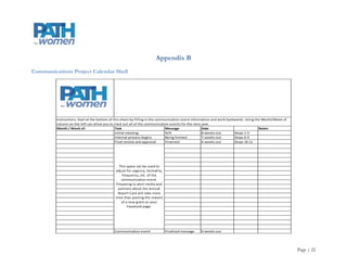 Appendix A
Organizational Framework: Two Divisions




                            PATH for
                            women
                                               Outreach
             Research
                                              Jamie Ross, PhD
     Michelle Berlin, MD, MPH
                                             Torrie Fields, MPH




                                                                  Page | 22
 