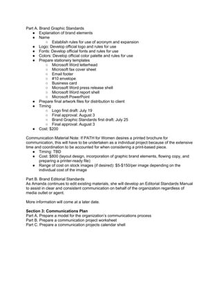 Situational Analysis Report
    on PATH for women

                 Written by: Amanda Phillips
    Approved by: Jamie Ross, PhD and Torrie Fields, MPH
                        August 30, 2012




        1633 SW Park Avenue, Suite 221, Portland, OR 97207
 