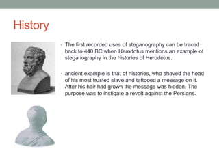 Steganography Project | PPTX