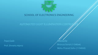 Automated Light Illumination Controller | PPTX