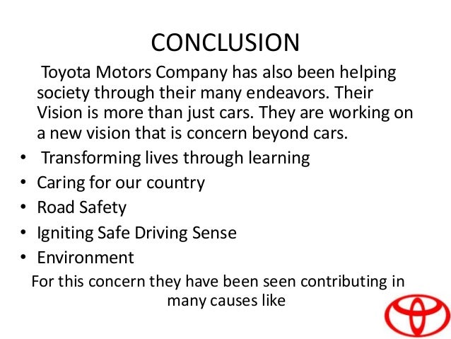 University Of Toyota >> Project on toyota central motors ppt University Of Toyota >> Project on toyota central motors ppt