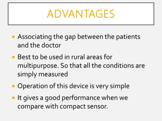 Implementation Of Real Time IoT Based Health monitoring system | PPTX