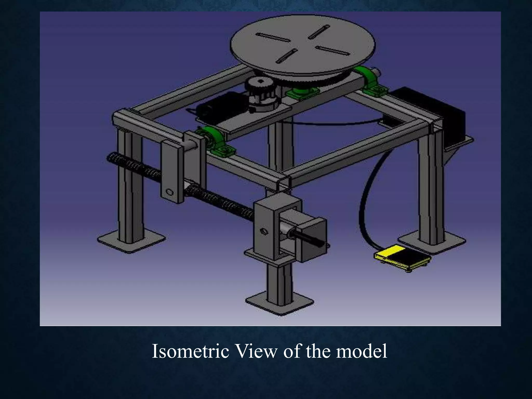 Isometric View of the model
 
