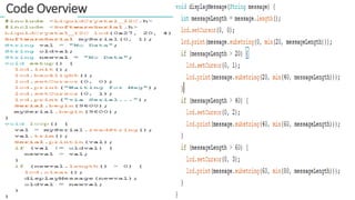 Code Overview
 