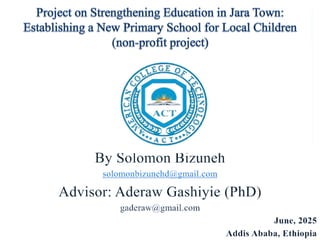 Project proposal to stablish new primary school ppt.pdf