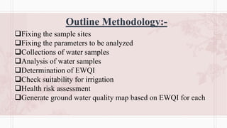 Integrated Groundwater quality Assessment using Entropy- weighted water ...