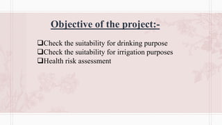 Integrated Groundwater quality Assessment using Entropy- weighted water ...