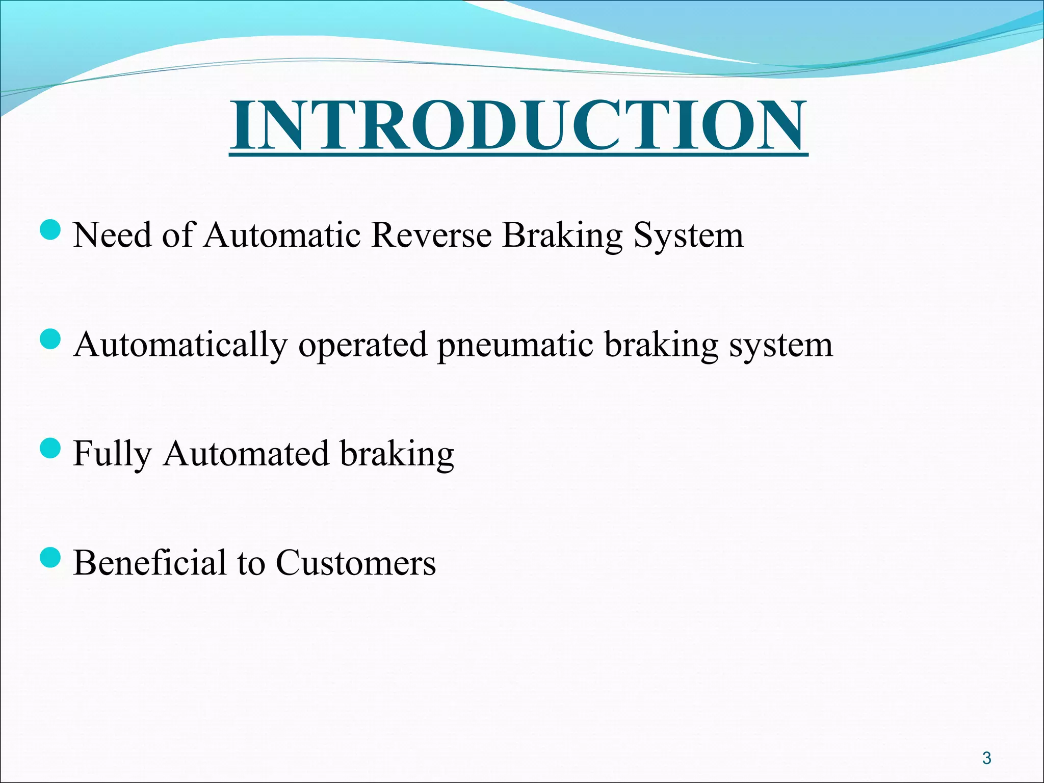 INTELLIGENT BRAKING SYSTEM | PPT