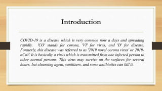Online Education System During COVID | PPTX