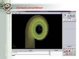 Forward curved blower
 