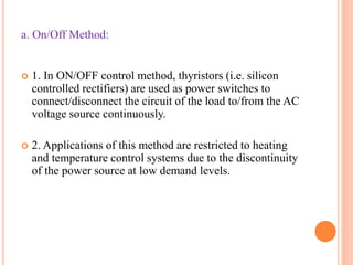 Using HBCC System Power Factor Correction of Three Phase PWM AC Chopper ...